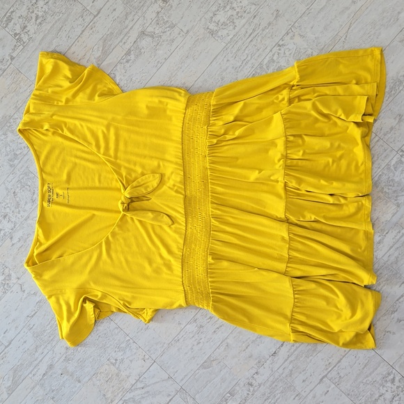 TORRID Size 1 Super Soft Babydoll Style Short Sleeve Shirt 14 16 - Picture 3 of 10